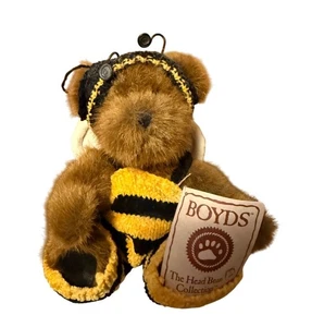 Boyds Bears The Head Bean Collection Best Dressed Serie Bumble B. Bugsley mit Etikett - Bild 1 von 9