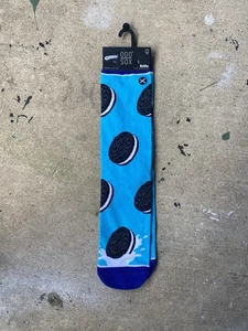 NWT ODD SOX Oreo Cookies Crew Style Socks Size: 8-12 - Picture 1 of 6