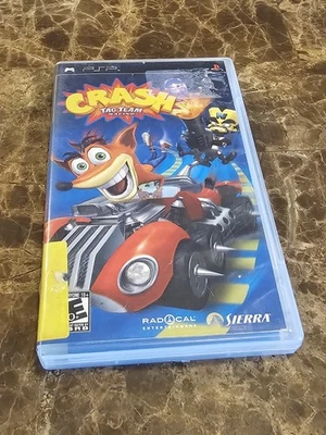 Crash Tag Team Racing PSP 2005 CIB w/ Manual Clean! Tested And Works! - Image 1 of 4