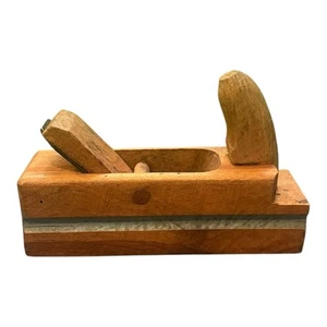 Blocco aereo piccolo in legno con corna stile europeo lama 1 1/8" - Foto 1 di 5