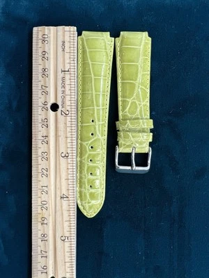 Ремешок для часов подлинный аллигатор 17 мм ручная работа в Италии - Изображение 1 из 4