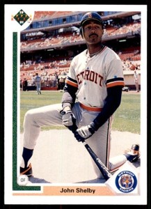 1991 Upper Deck John Shelby Baseball Cards #201