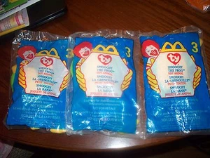 1999 McDONALDS TY SMOOCHY THE FROG #3 x 3 - Bild 1 von 1