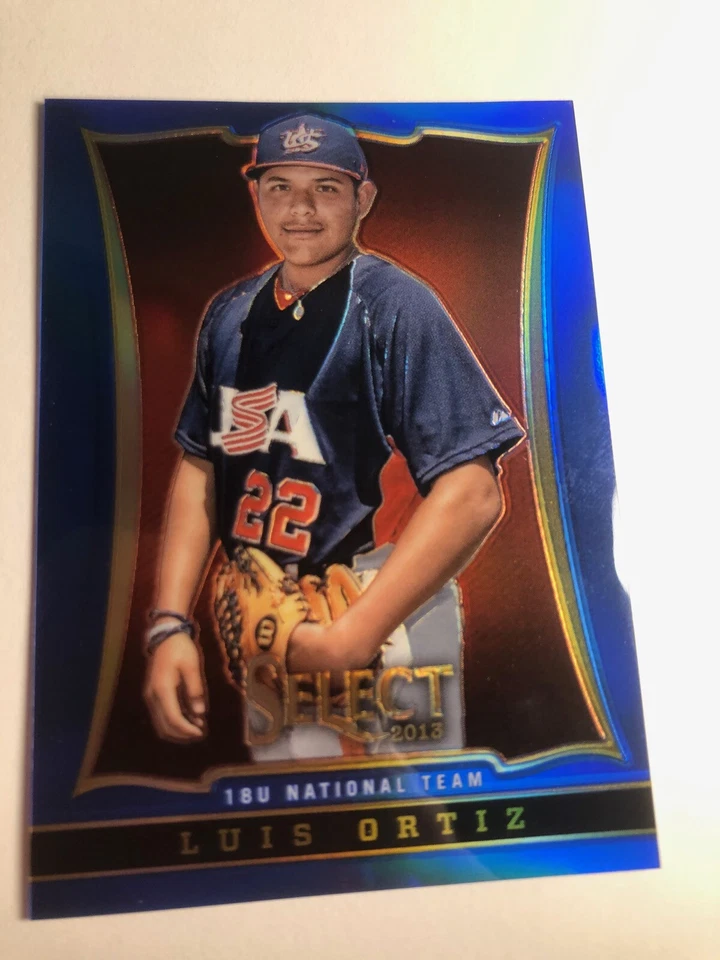 2013 Panini USA Baseball Select Blue Prizm Luis Ortiz 38 /199 - Image 1 of 1
