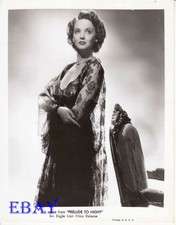 Lucille Bremer a cool allure Prelude to Night VINTAGE Photo