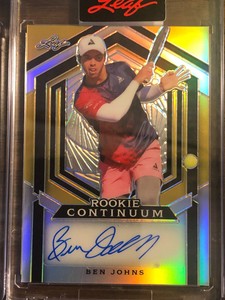 2023 Leaf Continuum #MC-110 Ben Johns Pickleball RC AUTO AUTOGRAPH 63/250
