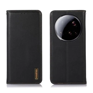 Napa Genuine Leather Card Slots Flip Wallet Case Cover for Xiaomi 13 14 15 Ultra - Picture 1 of 26