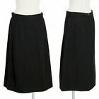 Tricocom Des Garã§Ons Tricot Comme Garcons Wool Nylon Tuck Switching Skirt Black