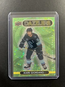 Mark Giordano 2021-22 Upper Deck Series 2 Dazzlers-Green #DZ-88 Seattle Kraken - Picture 1 of 2