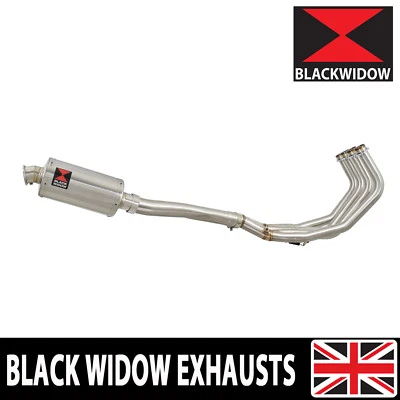 Silenciador ovalado sistema de escape completo de alto nivel 230SS Yamaha FZ6R 2009-2017 Foto 1 de 4