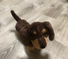 Jellycat Otto Sausage Dog Dachshund 12" Long Brown Plush