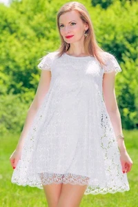 Perfina weißes Spitzenkleid Hochzeit Spitze Brautkleid Sommer Spitzenkleid SuperTanya - Bild 1 von 12
