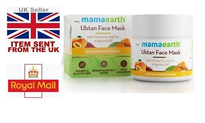 100g Mamaearth Ubtan Face Mask for Skin Brightening and Tan Removal  - Image 1 of 4