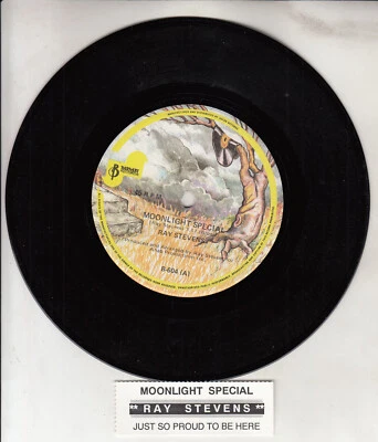 RAY STEVENS  Moonlight special 7" 45 rpm vinyl record NEW + juke box title strip - Image 1 of 2