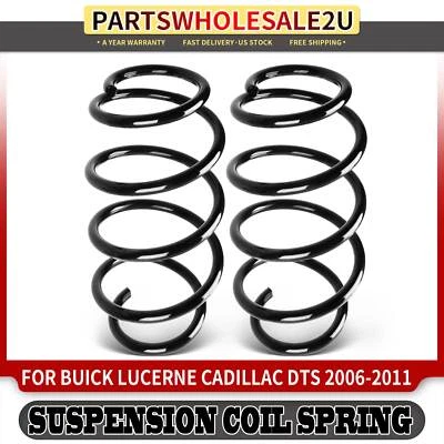 2pcs Front Left & Right Coil Springs for Buick Lucerne Cadillac DTS 2006-2011 - Image 1 of 4