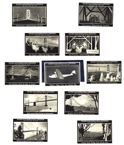 Philippine CLIPPER , 10 poster stamps 1939 Golden Gate EXPO  San FRANCISCO CA - Picture 1 of 1