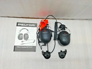 3M PELTOR MT7H79P3E HARD HAT- TWO WAY COMMUNICATION HEADSET 3.5mm - Picture 1 of 13