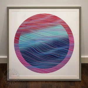 Kai and Sunny - 'Moon Always Shining' Limited Edition Signed Framed Print /100 - Picture 1 of 1