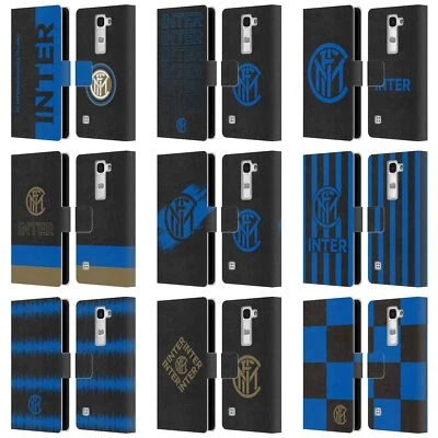 OFFICIAL INTER MILAN GRAPHICS LEATHER BOOK WALLET CASE FOR LG PHONES 2 - Image 1 of 4