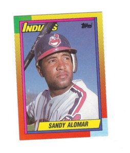 1990 Topps Traded Sandy Alomar Jr. Baseball Card #2T FREE SHIPPING