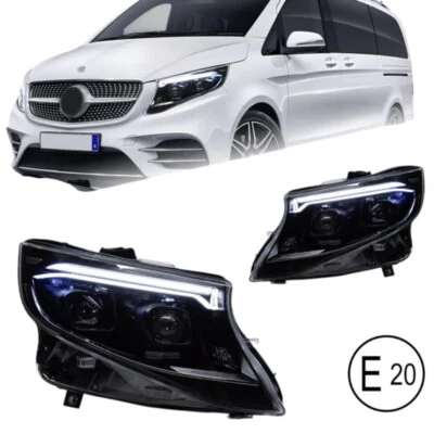 Mercedes VITO W447 2016-2023 Scheinwerfer VOLL LED mit Zulassung Headlights - Bild 1 von 4