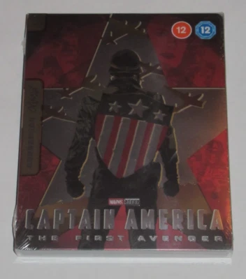 Captain America The First Avenger Mondo 4k + Blu Ray Steelbook Limited UK Sealed - Image 1 of 2
