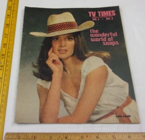 Carla Borelli 1975 local TV times guide mag Gail Brown Ruth Warrick Days of Live - Picture 1 of 4