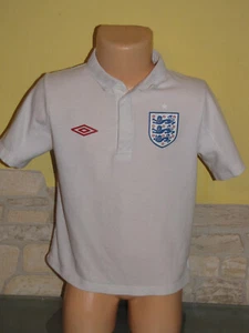 ENGLAND umbro weißes Heim Fußball Shirt Finley Kinder Größe 4-5 Jahre - Bild 1 von 3