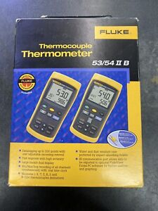 NEW Fluke 54-2-B Dual Input Digital Thermometer with data logging