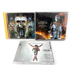 Michael Jackson CD Music Album Lot x3 HIStory: Past, Present and Future, Book I - Picture 1 of 6
