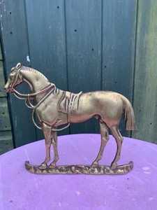 Vintage Messing Pferdeornament - Bild 1 von 4