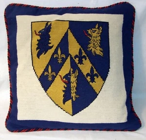 Trinity Oxford Cushion Cover Handmade Needlepoint LAST 2 - Picture 1 of 3
