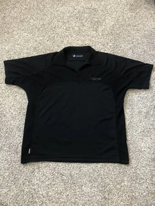Dye Precision Paintball Vintage Shirt XXL Solid Black Polo RN#101587 Men's Adult - Picture 1 of 7