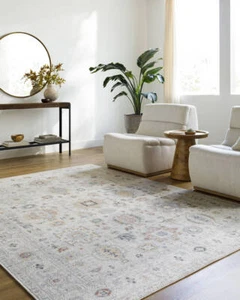 Area Rugs Spokane Traditional Ivory/Rust Area Rug - Our PNW Home x Livabliss - Picture 1 of 20