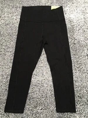 Леггинсы All In Motion для девочек размер XL (14) черные боковые медиакарманы капри - Изображение 1 из 4