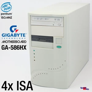 4x ISA SLOT PENTIUM 150MHZ GIGABYTE GA-586HX COMPUTER PC PARALLEL USB CREATIVE - Afbeelding 1 van 9