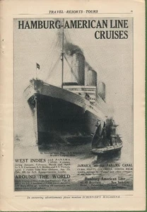 Pubblicità Rivista - 1913 - Amburgo Linea Americana - S.S. Imperator - Foto 1 di 1