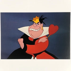 Queen of Hearts Postcard Alice in Wonderland Disney Animation Collection Villain - Picture 1 of 2