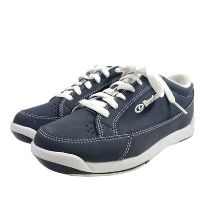 Dexter Womens Size 6.5 Navy Bowling Shoes Slide-Rite Soles Lace-Up Athletic - Image 1 of 4
