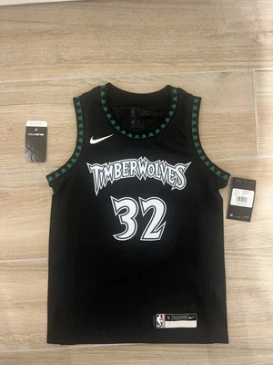 Camiseta Nike Minnesota Timberwolves Karl-Anthony Towns niños jóvenes pequeña 8 nueva con etiquetas de colección Foto 1 de 4