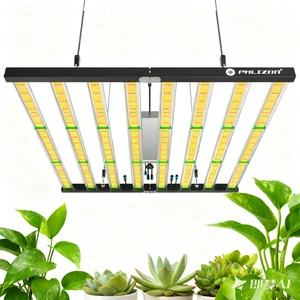Lámpara Planta 1000W Espectro Completo LED Luz de Crecimiento para 6x6 7x7 Pies Superficie - Imagen 1 de 12