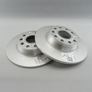Audi A1 A3 Rear Brake Discs Solid 272x10MM 5Q0615601D New Genuine - Picture 1 of 6