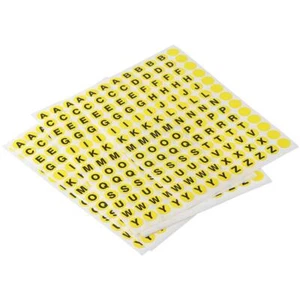1170PCS Self Adhesive Alphabet Set Stickers 0.39 Inches Letter Decals - Picture 1 of 10