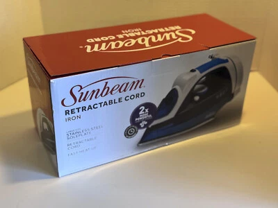 Sunbeam 1600W Retractable Cord Iron – Brand New in Box (NIB) - Image 1 of 2