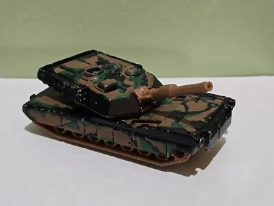 Matchbox Abrams Main Battle Tank Green/Black/Tan Camo 1:113 Scale Diecast Used - Image 1 of 4
