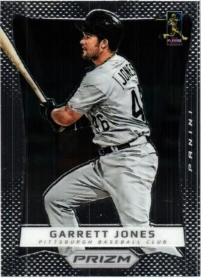 2012 PANINI PRIZM BASEBALL GARRETT JONES CARD $0.99 VALUE BOX - Image 1 of 2