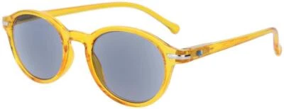 I NEED YOU Getönte Fertiglesebrille / Lesehilfe / Sonnenbrille TROPIC SUN in Gelb