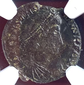 NGC Graded Certified Ancient Roman Coin Constantius II 337–361 AD Aquileia Ch F - Picture 1 of 6