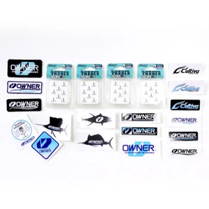 Owner Treble Hooks ST 36BC #18,20 Super Needle Point 4 Packs 3 iron-on patches - Picture 1 of 9