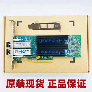 NEW Dell QLogic QLE2772 Dual Port 32Gb FC SFP+ Host Bus Adapter HBA + SFPs - Picture 1 of 4